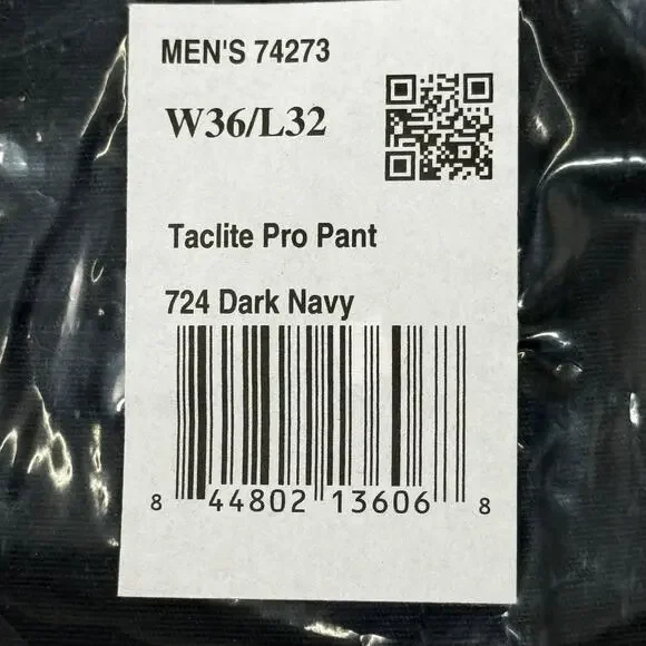 5.11 TACTICAL Men's Tactlite Pro Ripstop Pant Sz- 36"W x 32"I Dark Navy 74273 - Picture 3 of 16